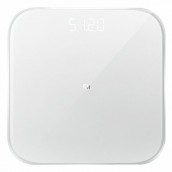 Весы напольные XIAOMI Mi Smart Scale 2, электронные, максимальная нагрузка 150 кг, квадрат, стекло, белые, NUN4056GL