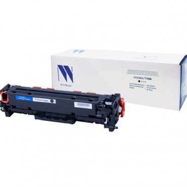 Картридж лазерный NV PRINT (NV-718BK) для CANON LBP7200Cdn/MF8330Cdn/8350Cdn, черный, ресурс 3400 стр., NV-CC530A/718Bk