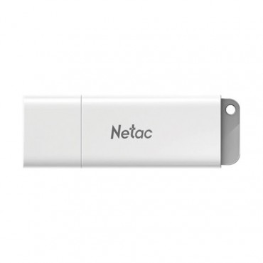 Флеш-диск 64 GB NETAC U185, USB 2.0, белый, NT03U185N-064G-20WH