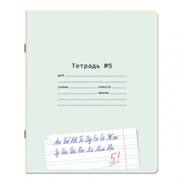 Тетрадь ПРОПИСЬ № 5 12 л. узкая линия, со справочным материалом, обложка картон, ЮНЛАНДИЯ, 404850